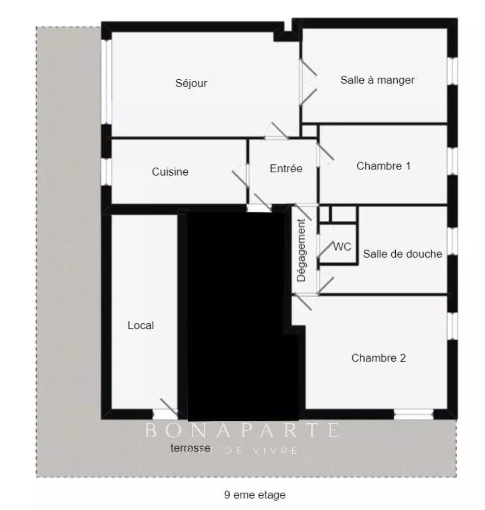 SOUS OFFRE  : PARIS XIXe – BELLEVILLE – DERNIER ÉTAGE - ROOFTOP DE 92 M² AVEC TERRASSE DE 68 M² - Photo 13