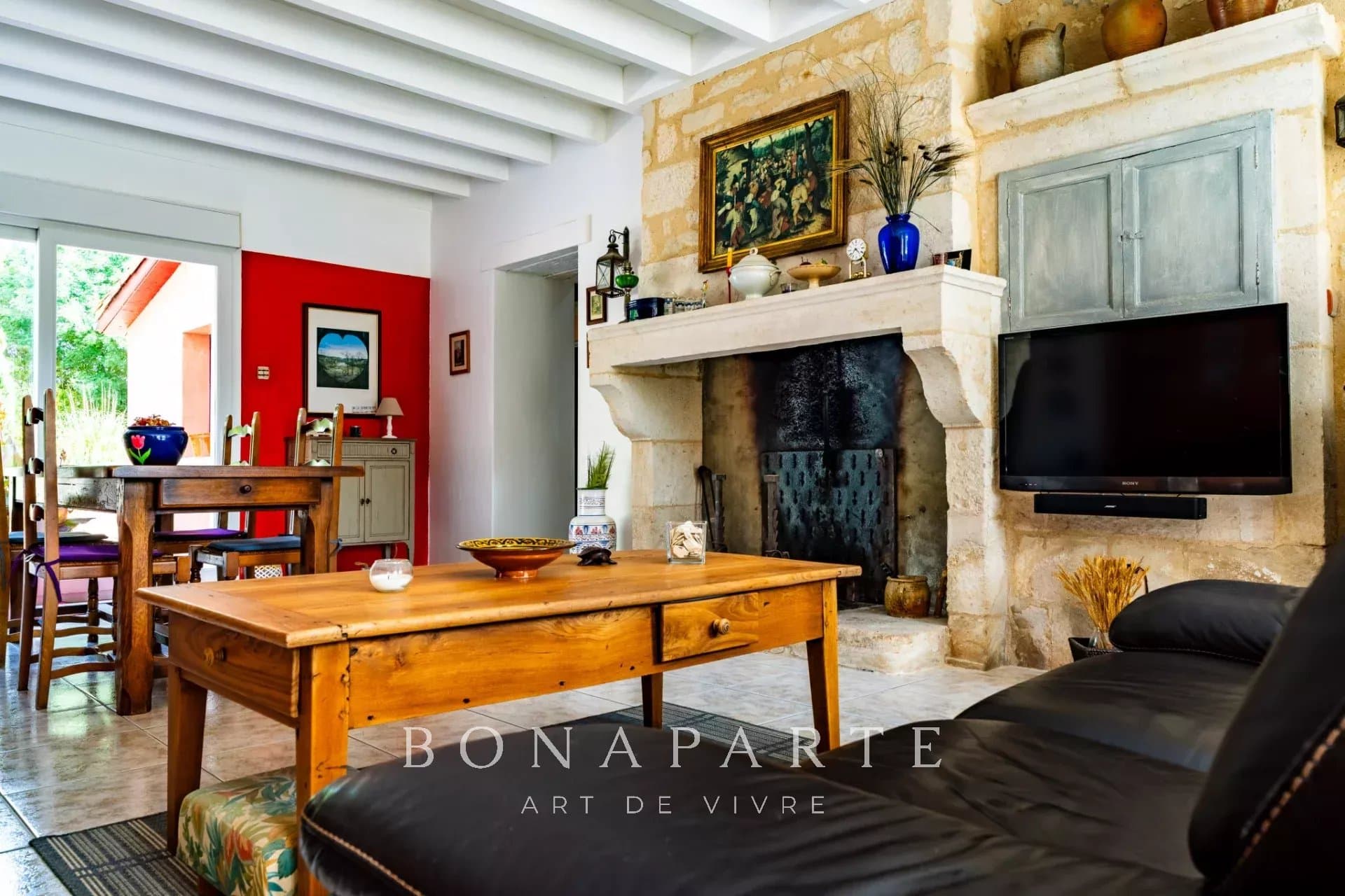 Authentique grange transformée en demeure chaleureuse, au centre du village - Photo 5