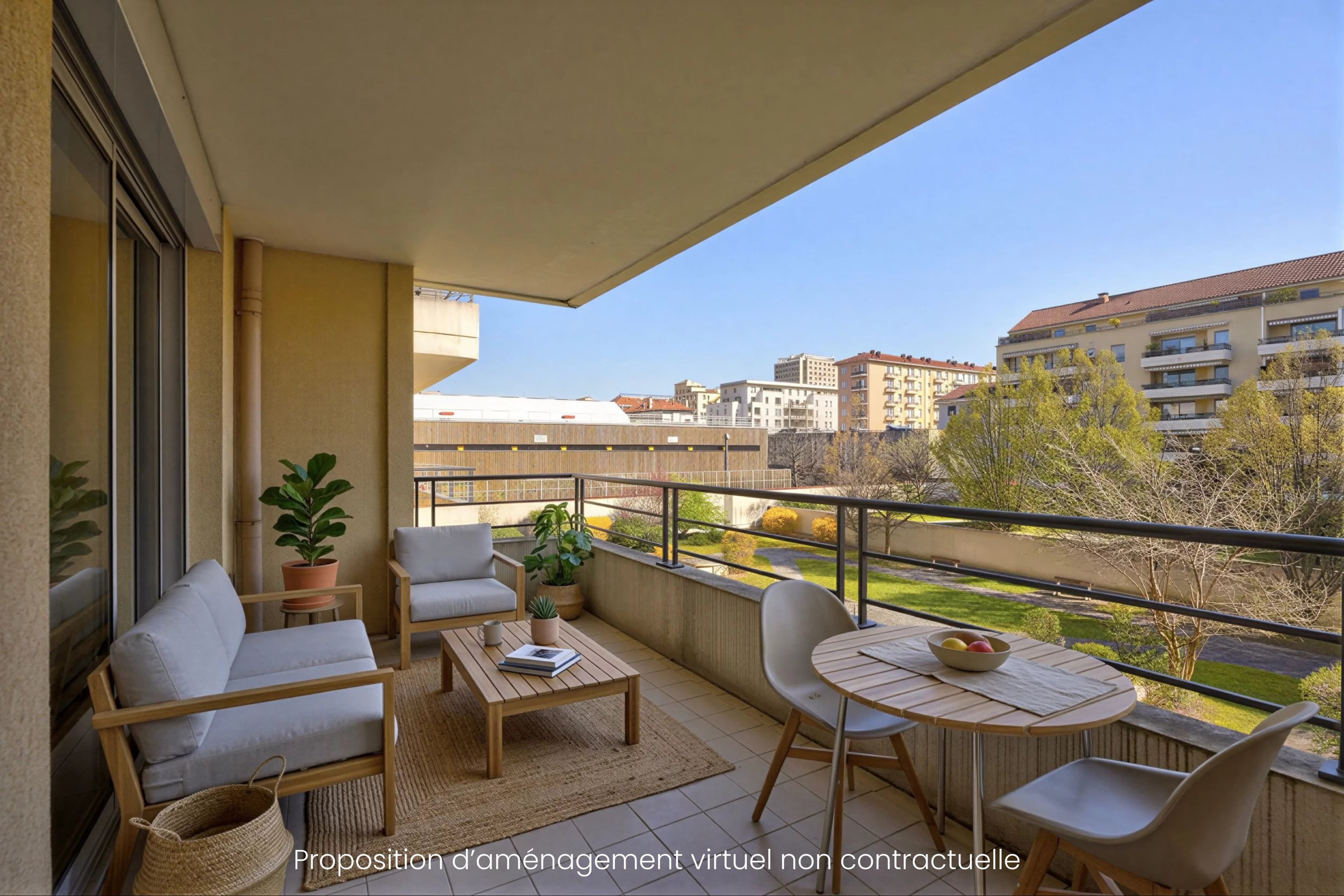 VILLEURBANNE / GRATTECIEL - APPARTEMENT / 3 CHAMBRES - GRAND BALCON A VIVRE - Photo 1