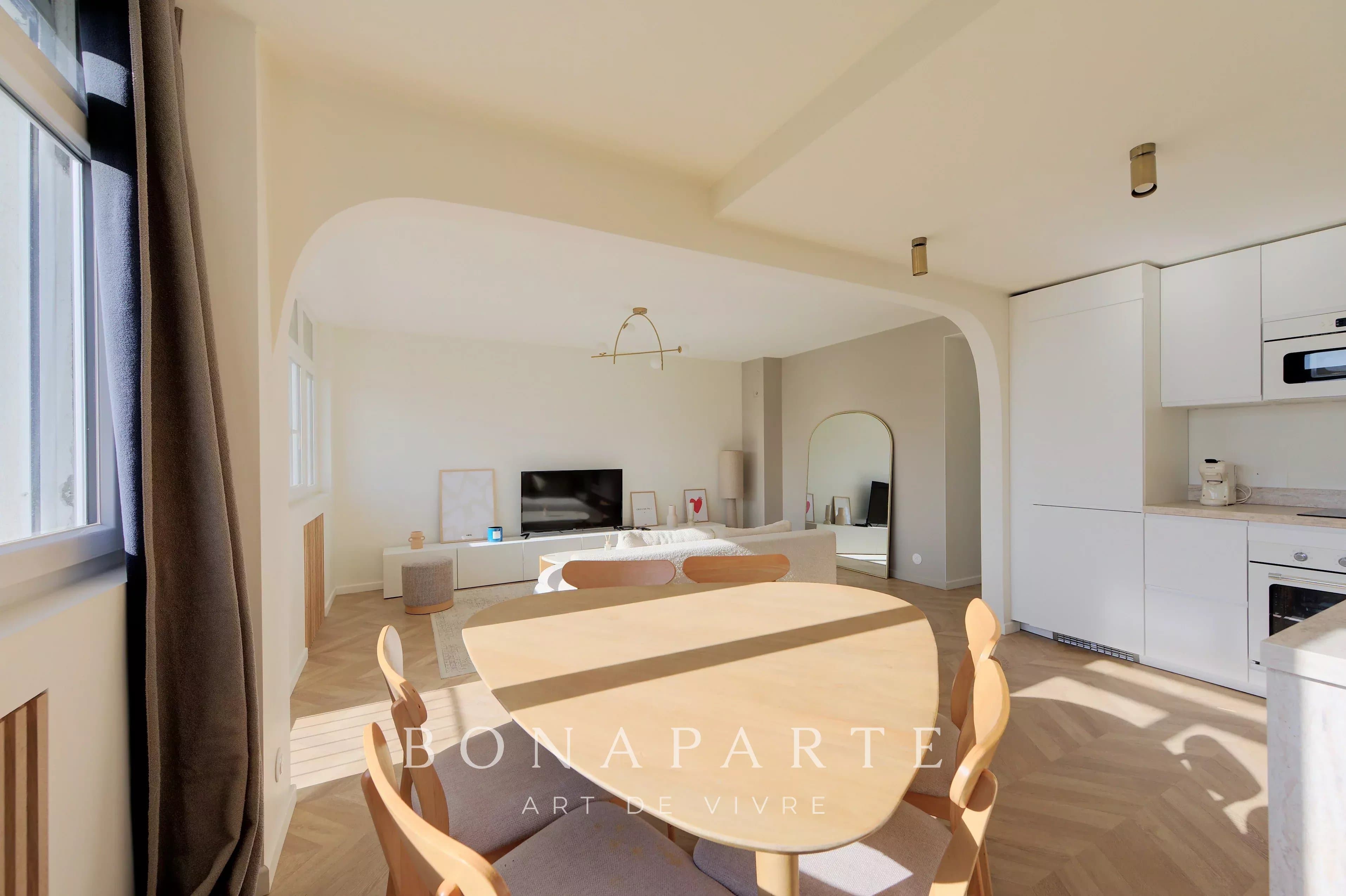 3 pièces 60 m² rénové et meublé – Balcon – Ascenseur – Séjour 30 m² Sud-Est - Photo 6