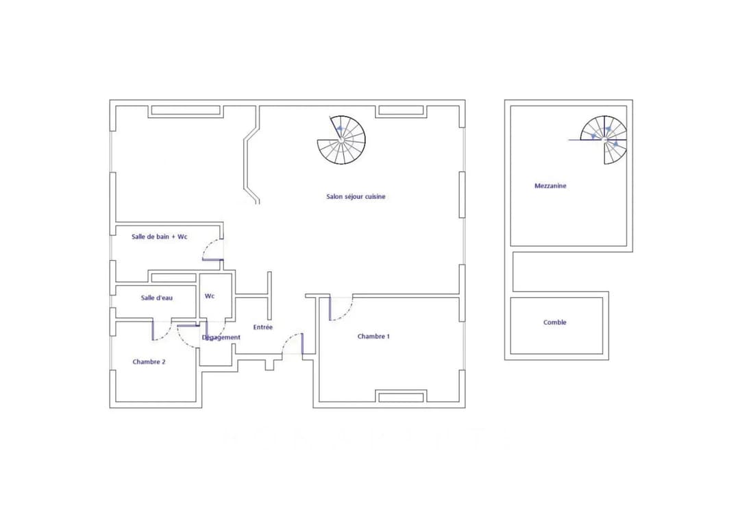 PARIS 3 / TOURNELLES - APPARTEMENT / 2 CHAMBRES - DERNIER ETAGE - Photo 19