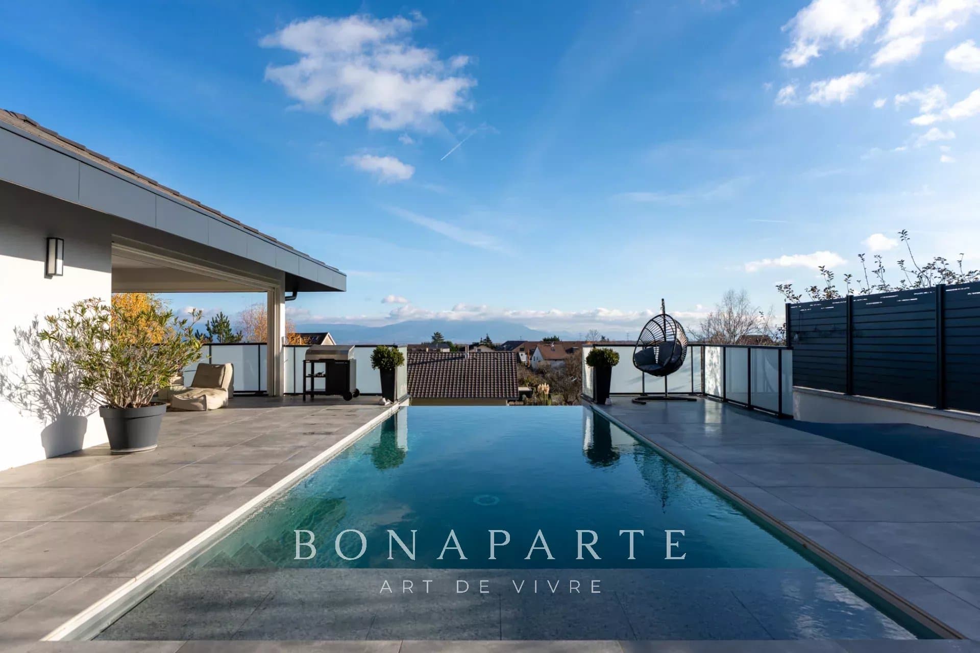 Divonne-les-Bains - Magnificent contemporary villa with pool and Mont Blanc view