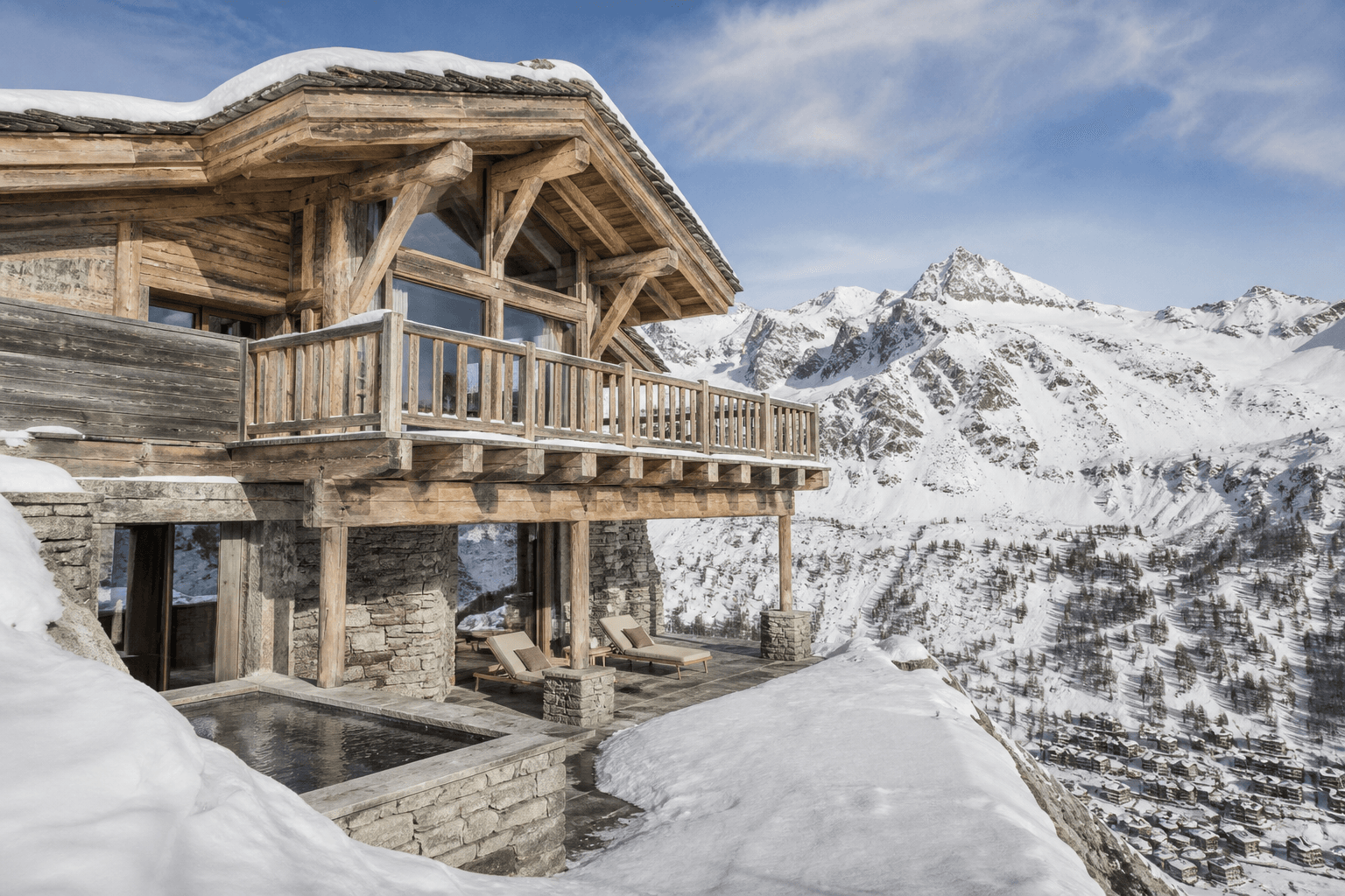 Bien de prestige préparé à la vente à Val-d'Isère
