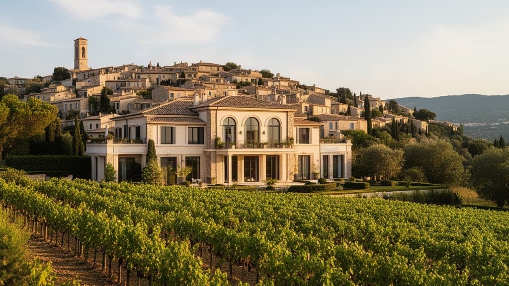 Domaine avec vue mer à Gassin