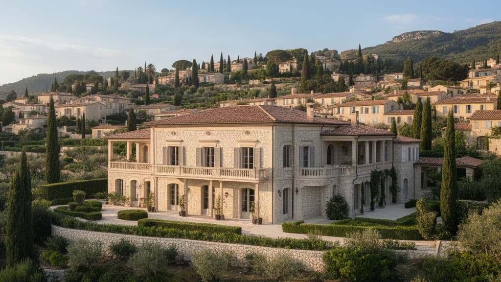 Villa provençale avec vue à Grasse
