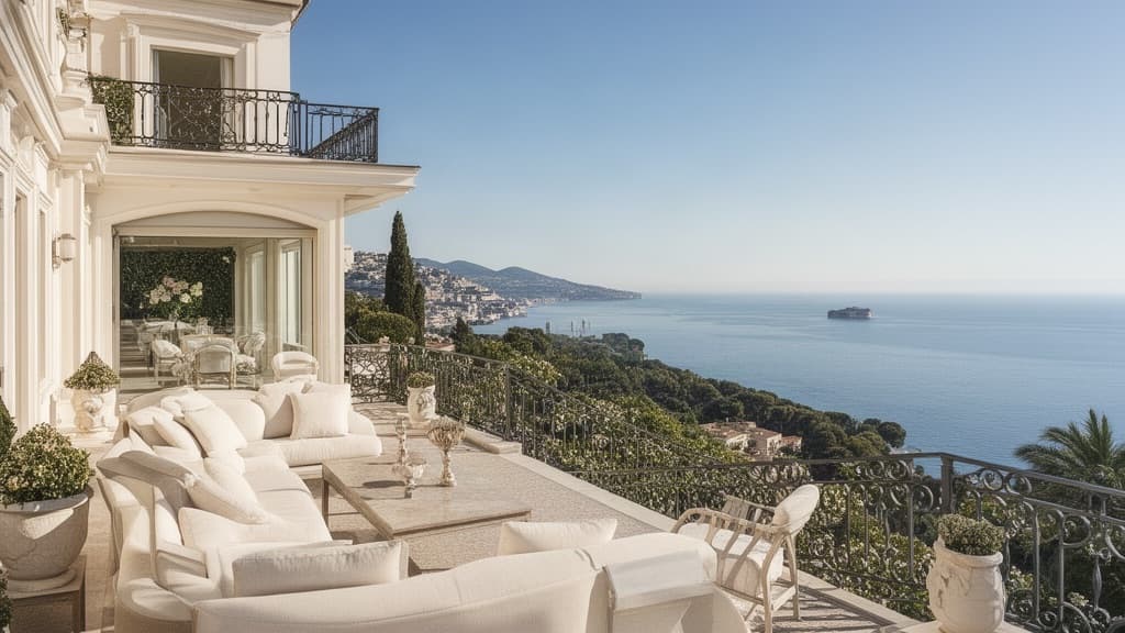 Villa avec vue baie au Mont Boron