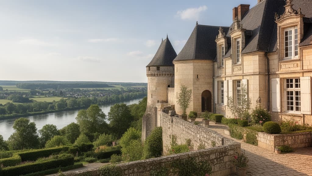 Propriété face à la Seine aux Andelys