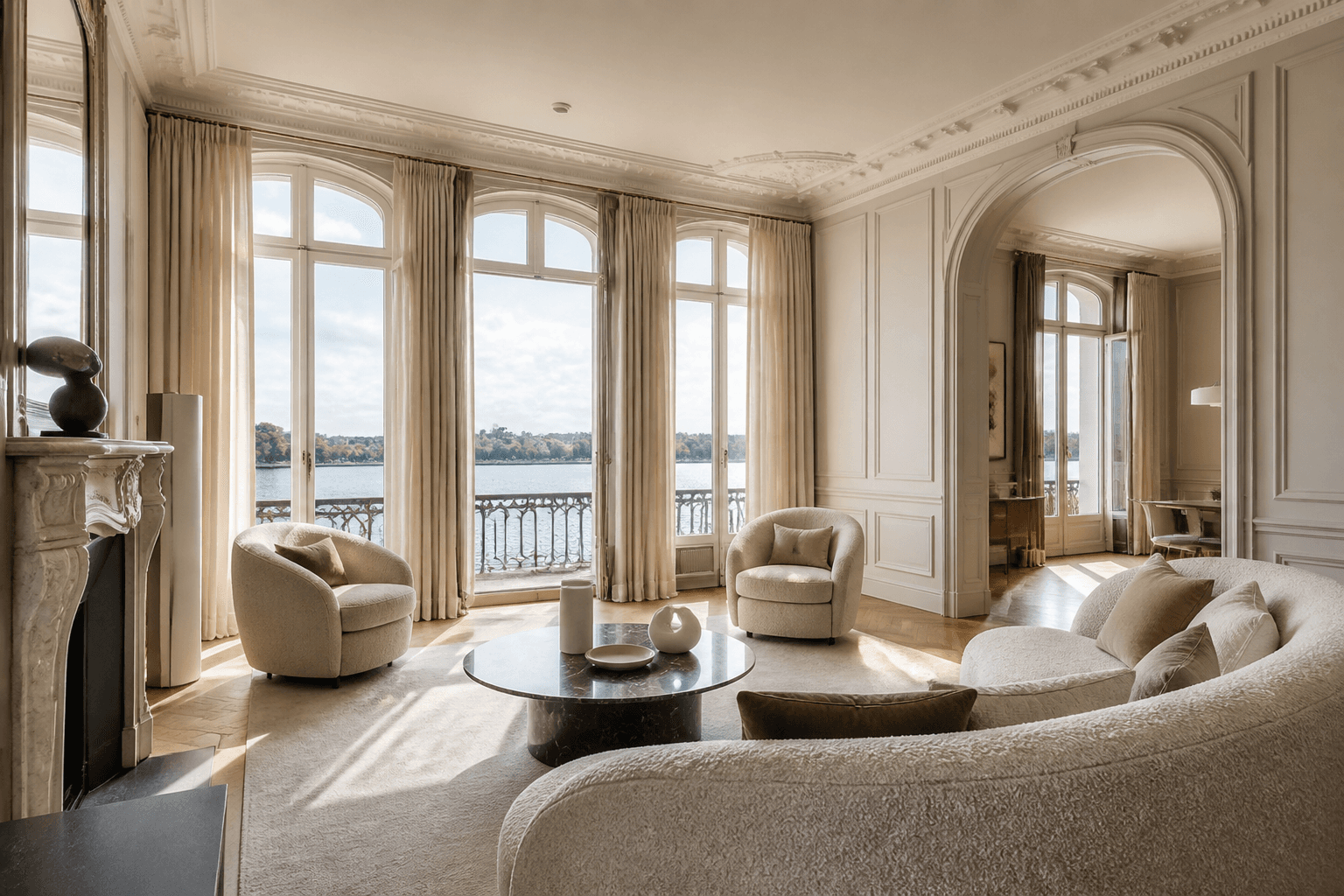 Salon de prestige à Enghien-les-Bains