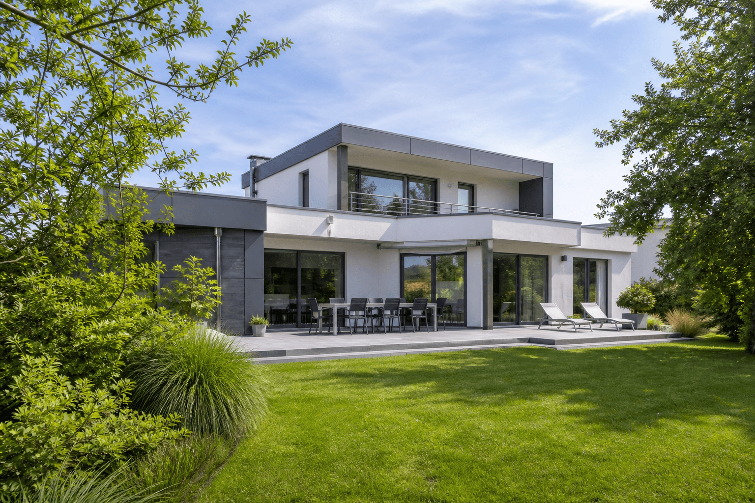 Maison contemporaine à Saint-Aubin
