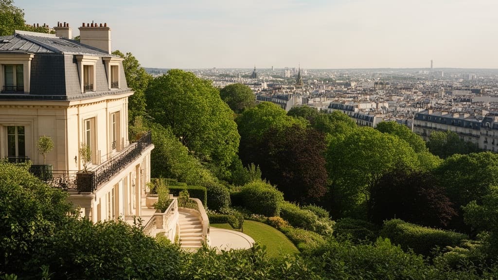 Villa avec vue sur Paris à Saint-Cloud