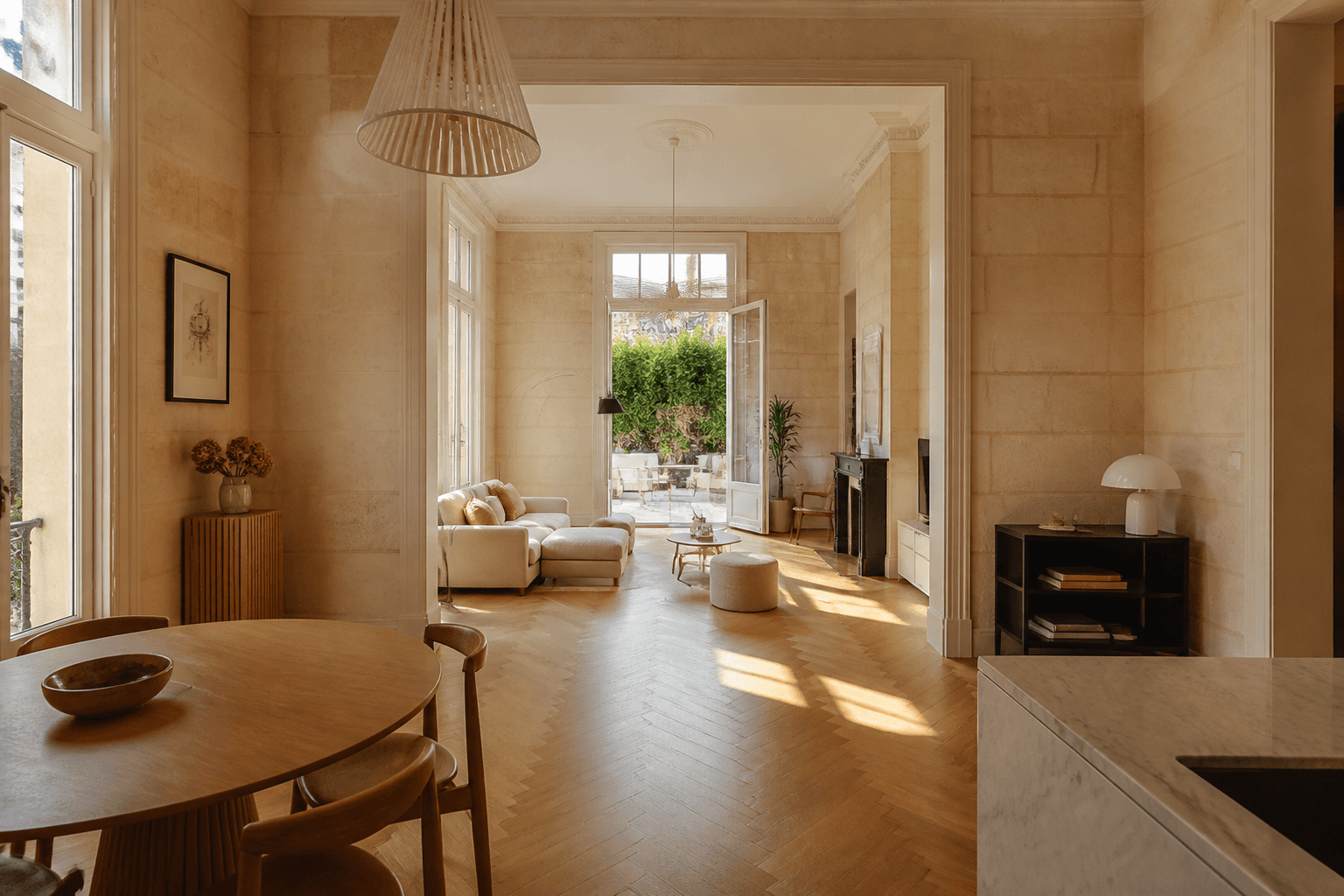 Appartement pierre de taille à Bordeaux