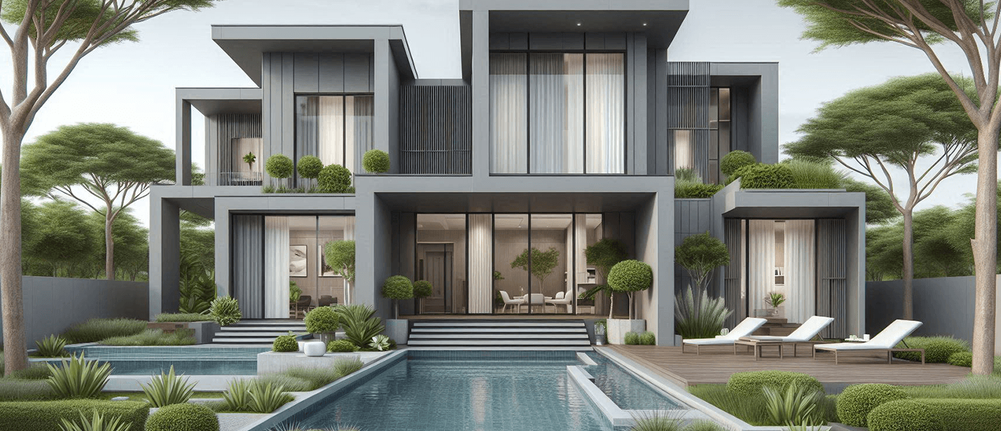 Maison contemporaine – Un havre de paix en lisière de garrigue