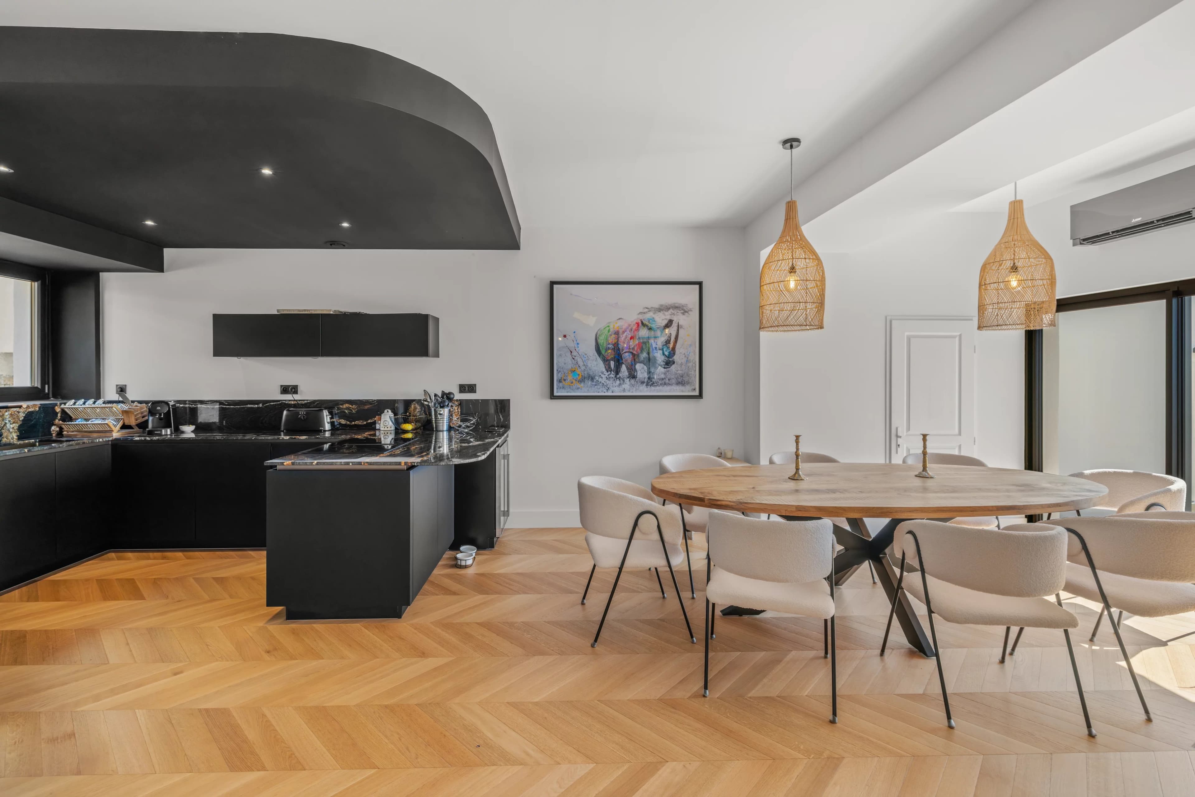 Aux portes de SUPER CANNES, élégante villa entiérement rénovée - vue mer panoramique - position dominante - Photo 7