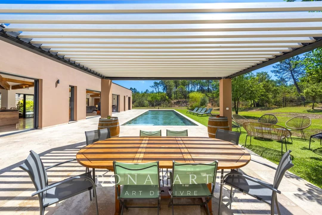 BAGNOLS-EN-FORÊT - ELEGANTE VILLA CONTEMPORAINE - PISCINE - Photo 3