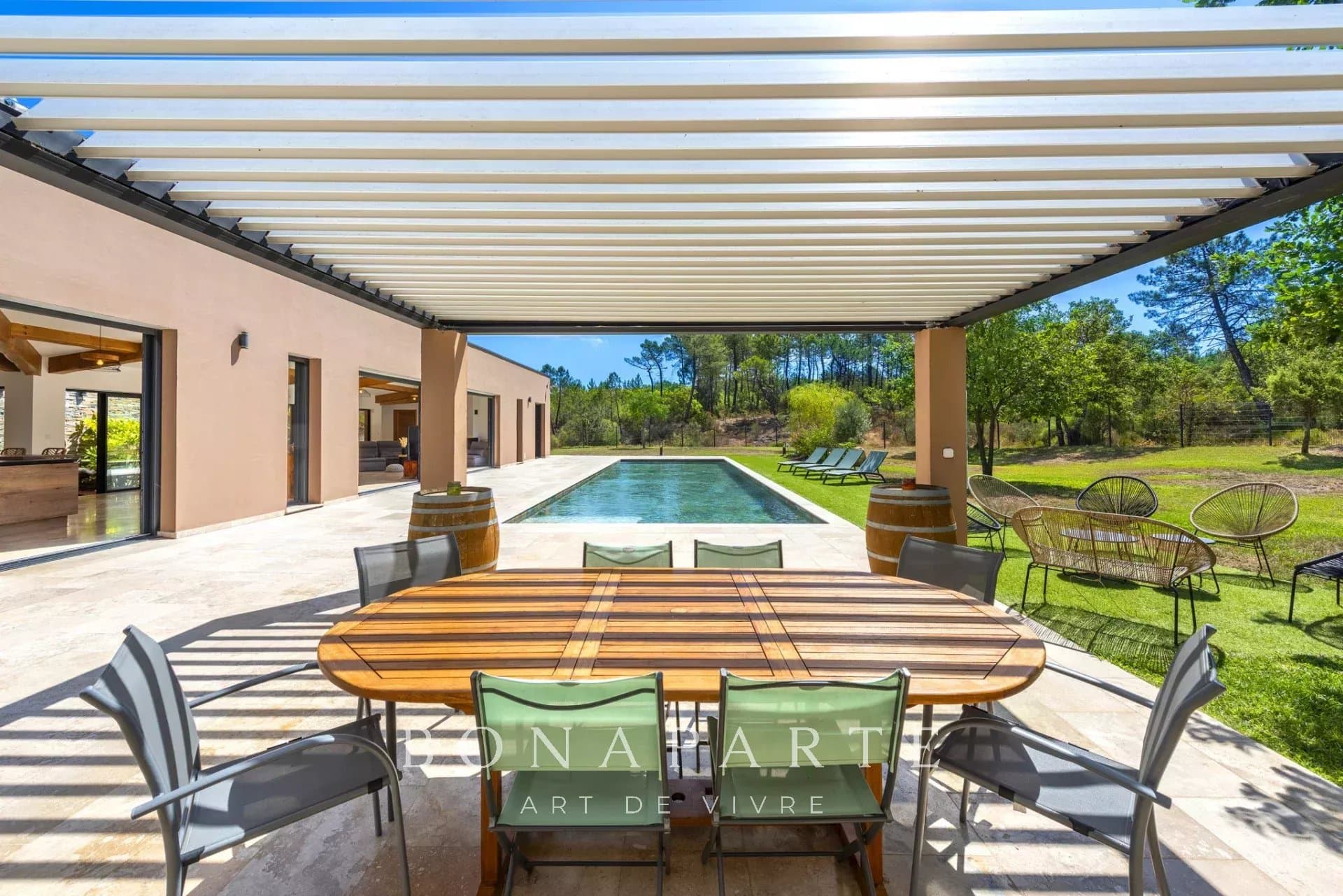 BAGNOLS-EN-FORÊT - ELEGANTE VILLA CONTEMPORAINE - PISCINE - Photo 3