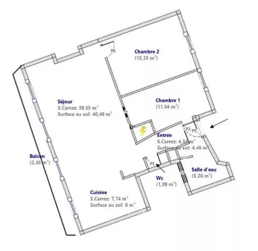 SAINT-VICTOR - APPARTEMENT 3 PIÈCES - Photo 14