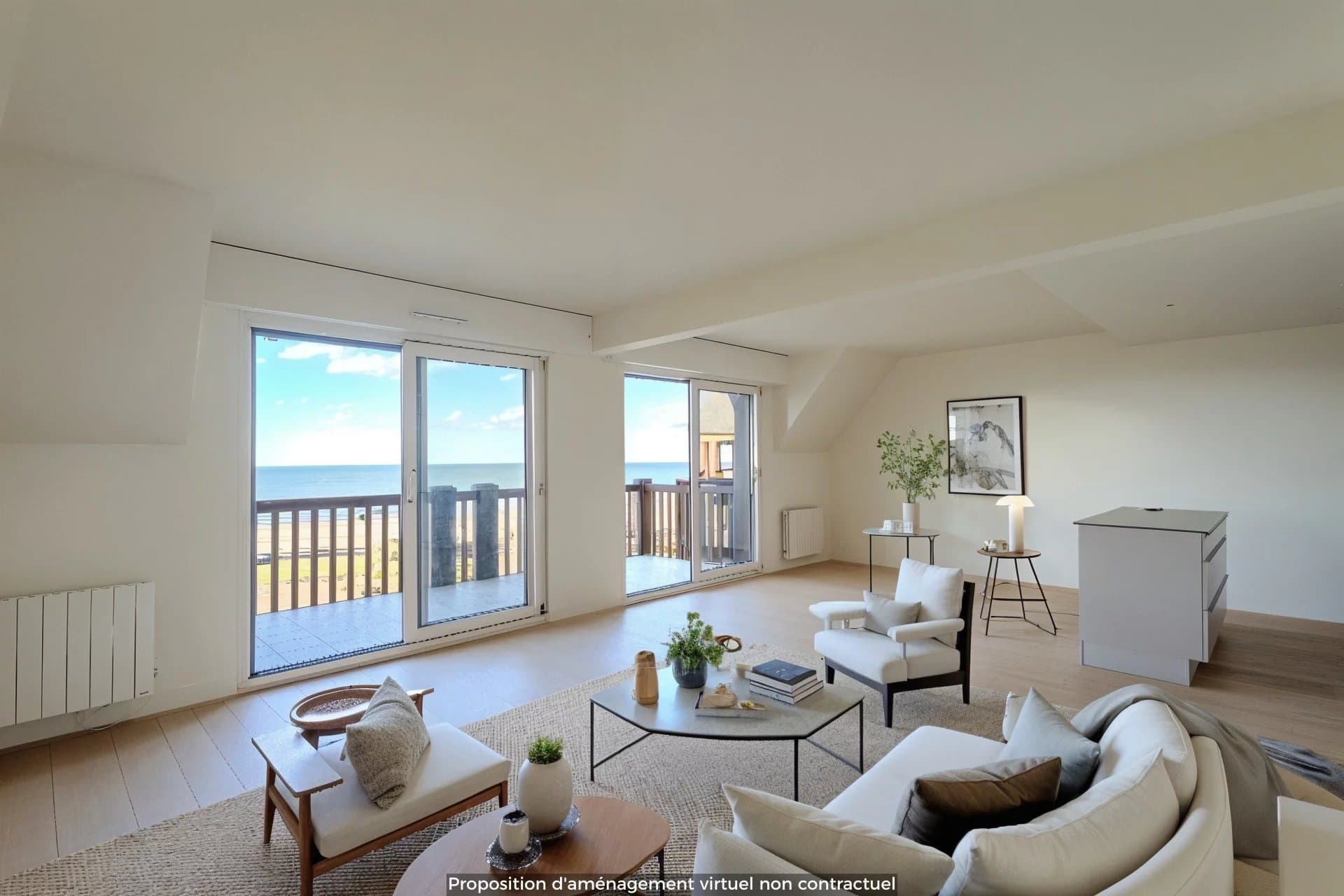 BENERVILLE-SUR-MER - APPARTEMENT D'EXCEPTION - FACE A LA MER - Photo 4
