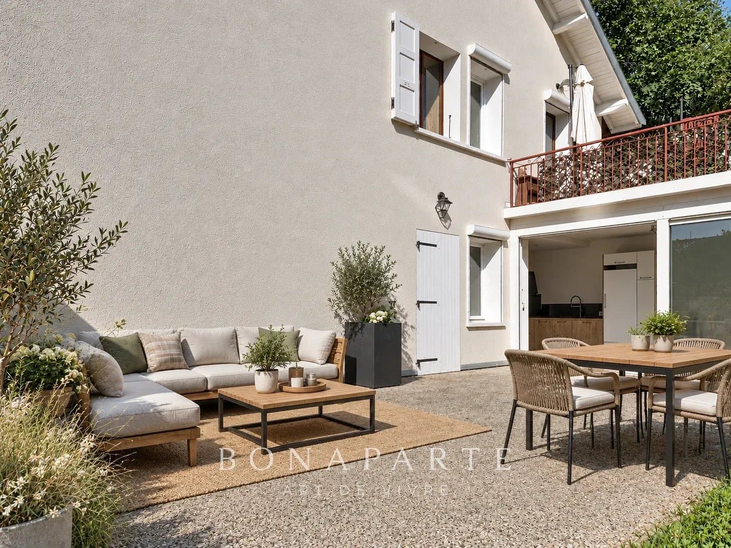 GEX CENTRE-VILLE – LE CHARME DE L’ANCIEN AVEC TERRASSE - Photo 1