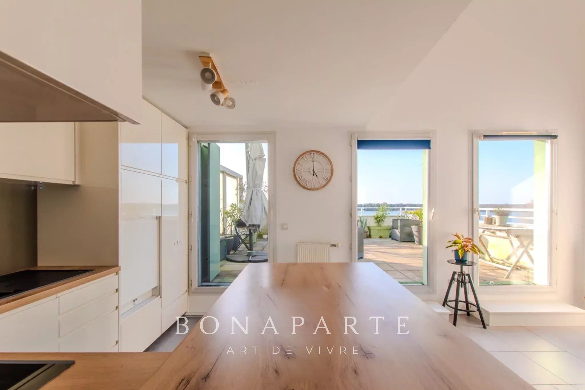 BORDEAUX - DUPLEX 5 PIÈCES TERRASSE VUE LAC PREMIÈRE LIGNE - Photo 4