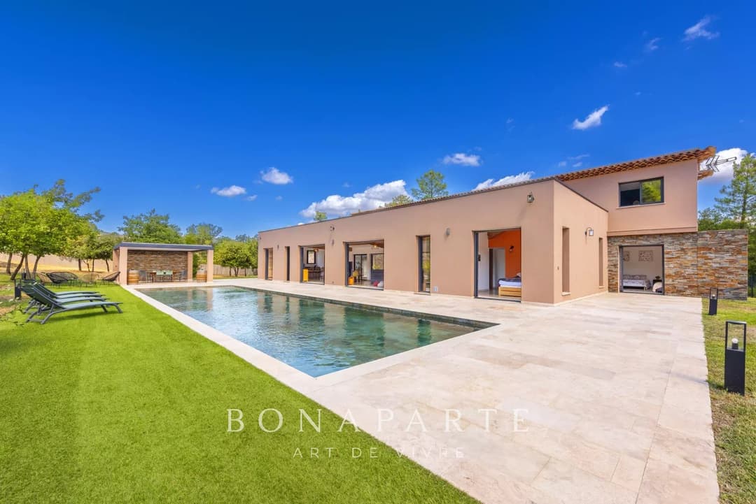 BAGNOLS-EN-FORÊT - ELEGANTE VILLA CONTEMPORAINE - PISCINE - Photo 4