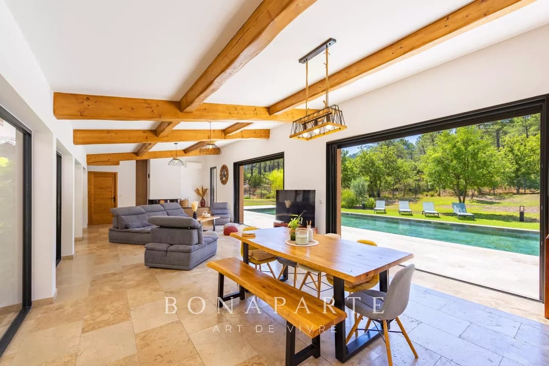 BAGNOLS-EN-FORÊT - ELEGANTE VILLA CONTEMPORAINE - PISCINE - Photo 6