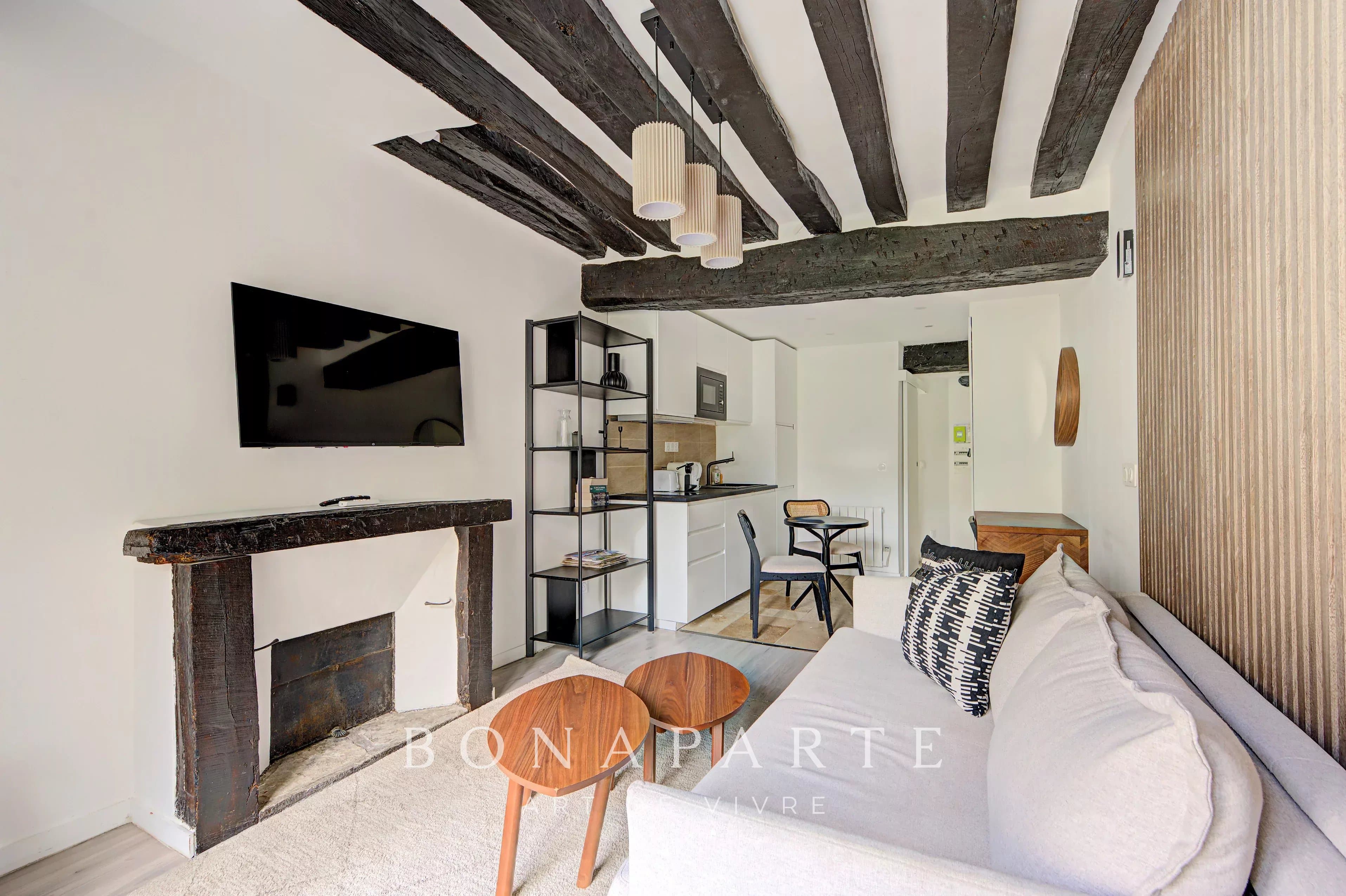 Studio rénové – 23m² – Calme sur cour - Photo 6