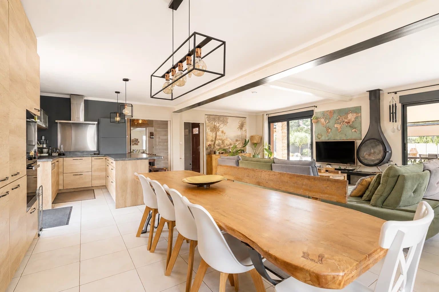 VENTABREN – VILLA CONTEMPORAINE DE PLAIN-PIED AVEC PISCINE CHAUFFÉE - Photo 3