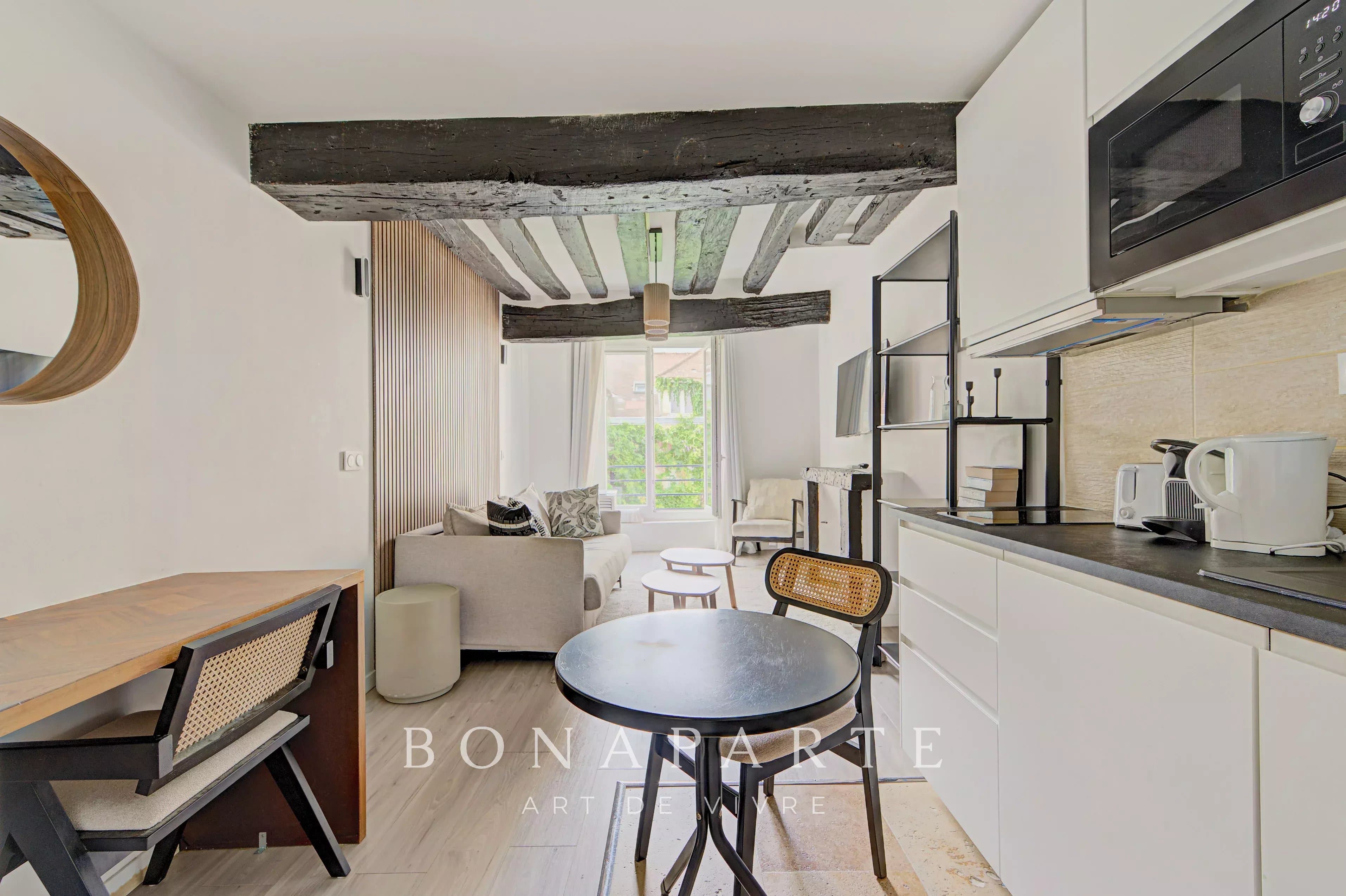 Studio rénové – 23m² – Calme sur cour - Photo 3