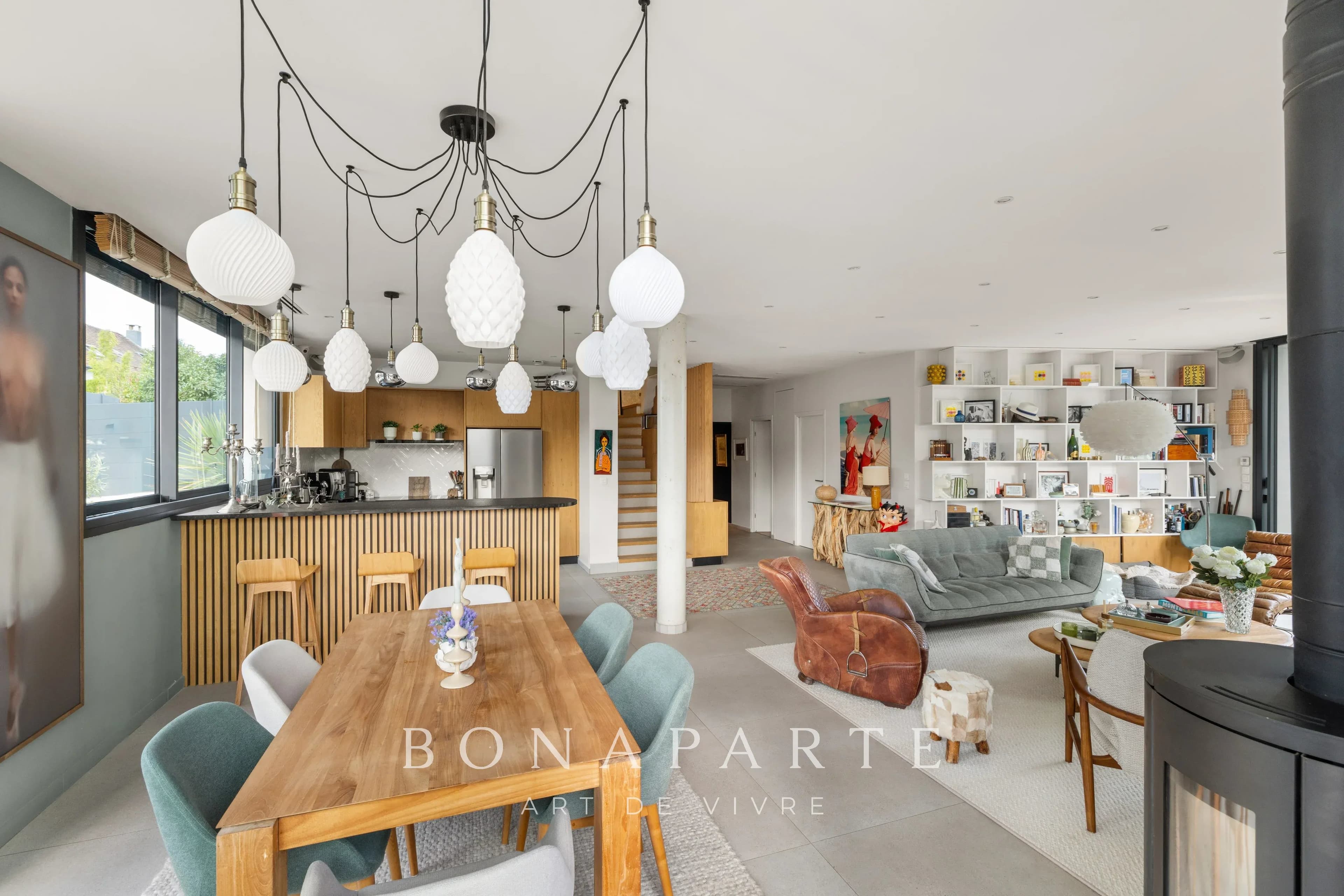 RUEIL-MALMAISON – MAISON CONTEMPORAINE 235 M² – 5 CHAMBRES – PISCINE – SAINT-CUCUFA - Photo 6