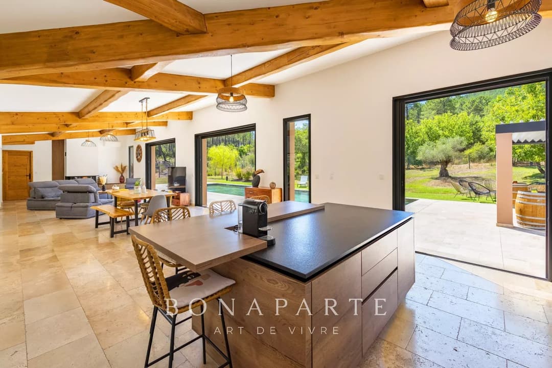 BAGNOLS-EN-FORÊT - ELEGANTE VILLA CONTEMPORAINE - PISCINE - Photo 7