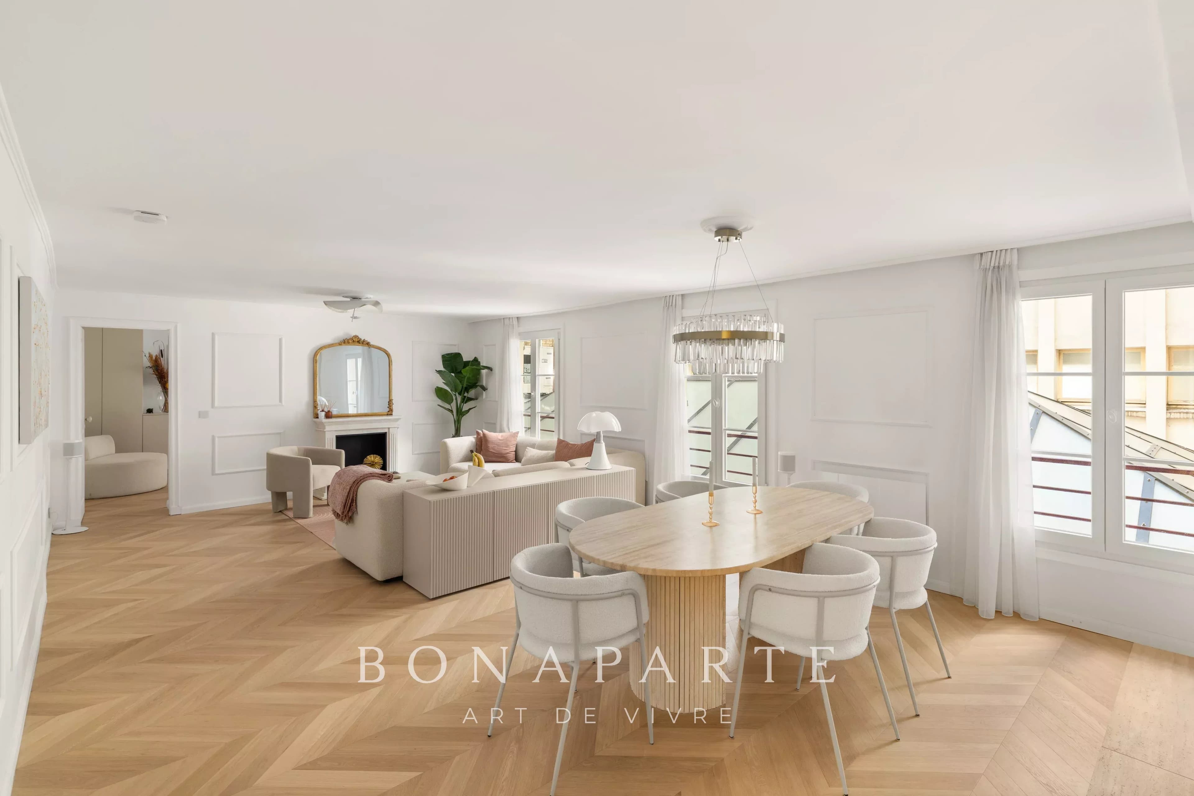 PARIS 1 / MARCHÉ SAINT-HONORÉ – APPARTEMENT – 2 CHAMBRES – 91 M² – ENTIÈREMENT RÉNOVÉ – CALME SUR COUR - Photo 6