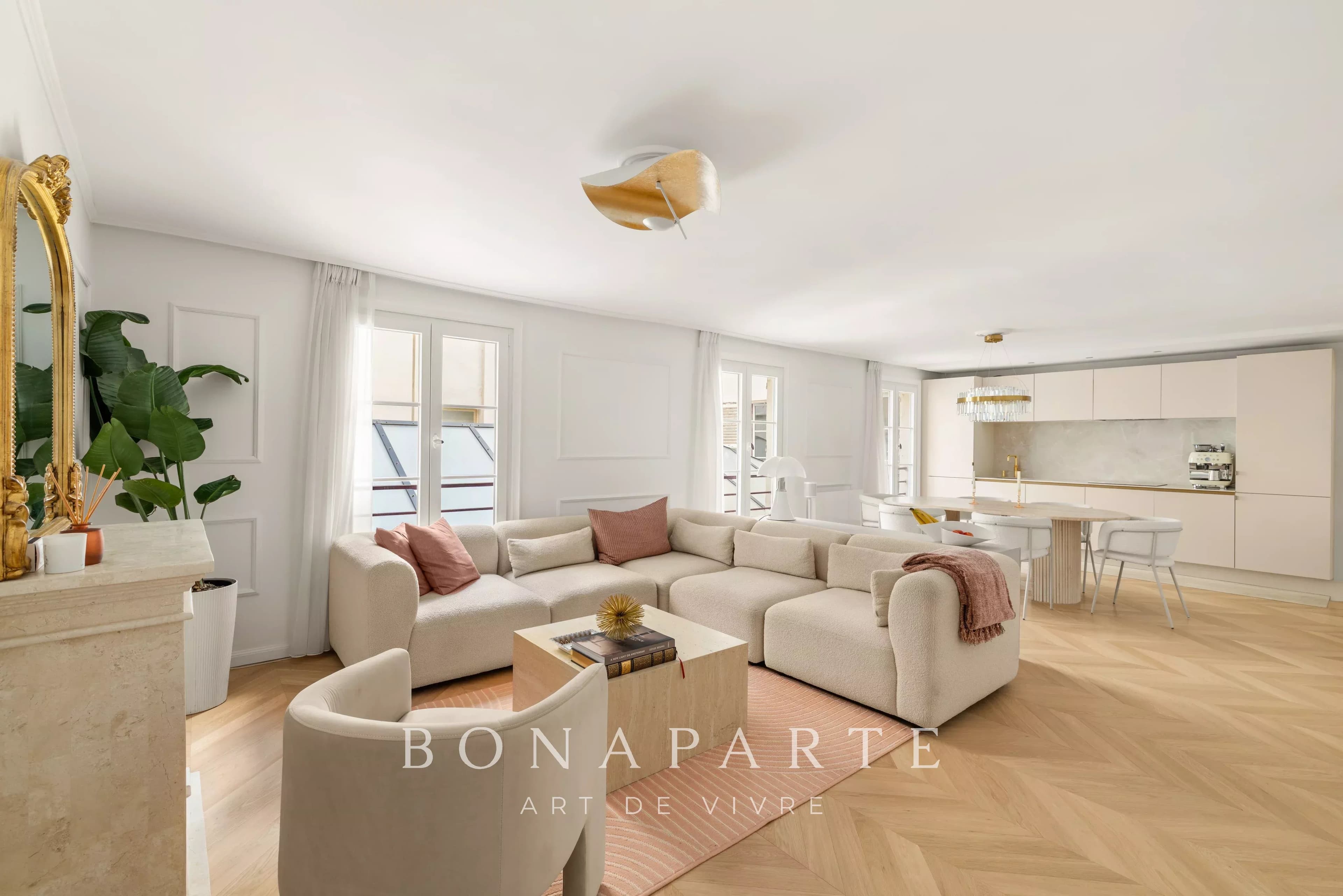 PARIS 1 / MARCHÉ SAINT-HONORÉ – APPARTEMENT – 2 CHAMBRES – 91 M² – ENTIÈREMENT RÉNOVÉ – CALME SUR COUR - Photo 4