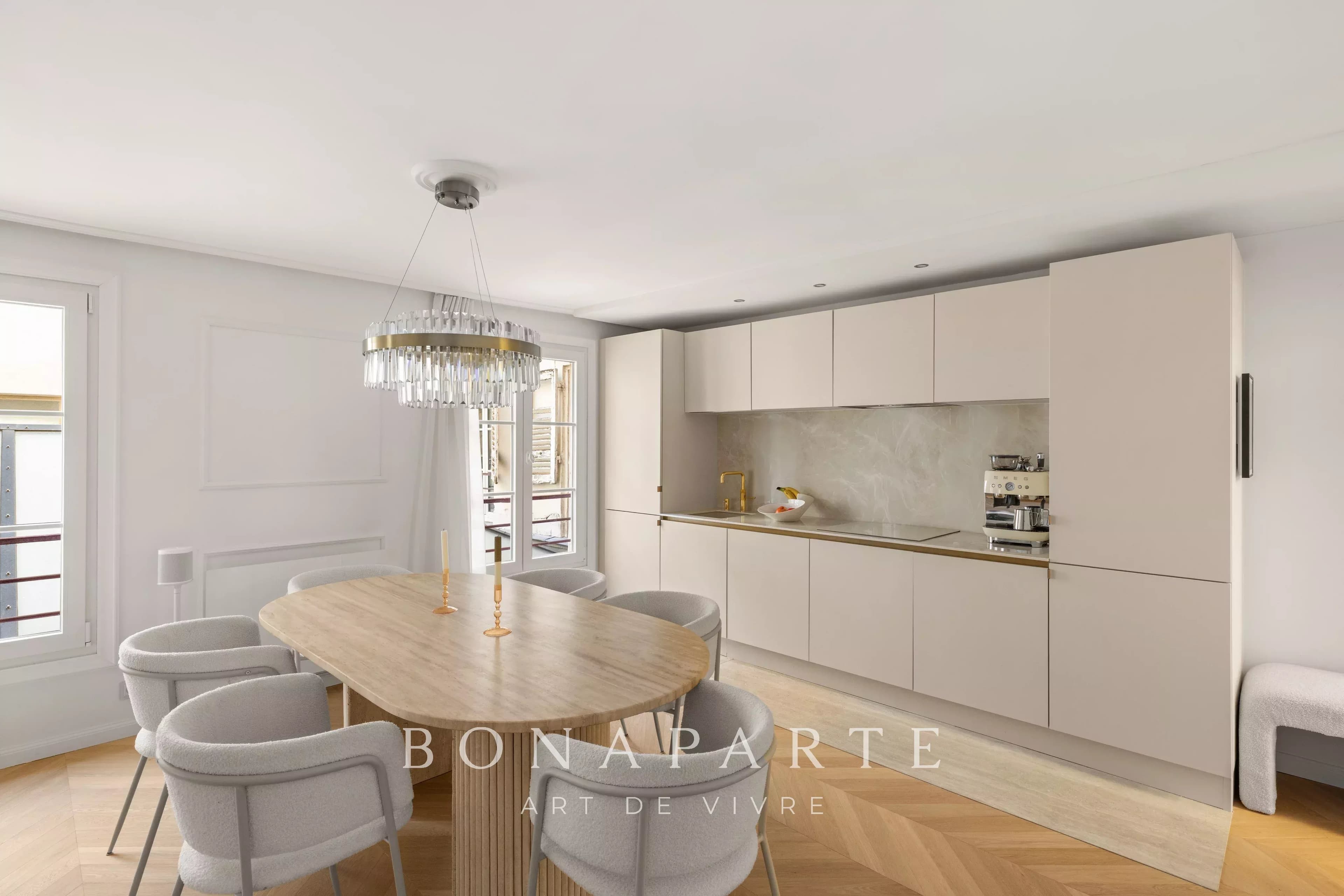 PARIS 1 / MARCHÉ SAINT-HONORÉ – APPARTEMENT – 2 CHAMBRES – 91 M² – ENTIÈREMENT RÉNOVÉ – CALME SUR COUR - Photo 5