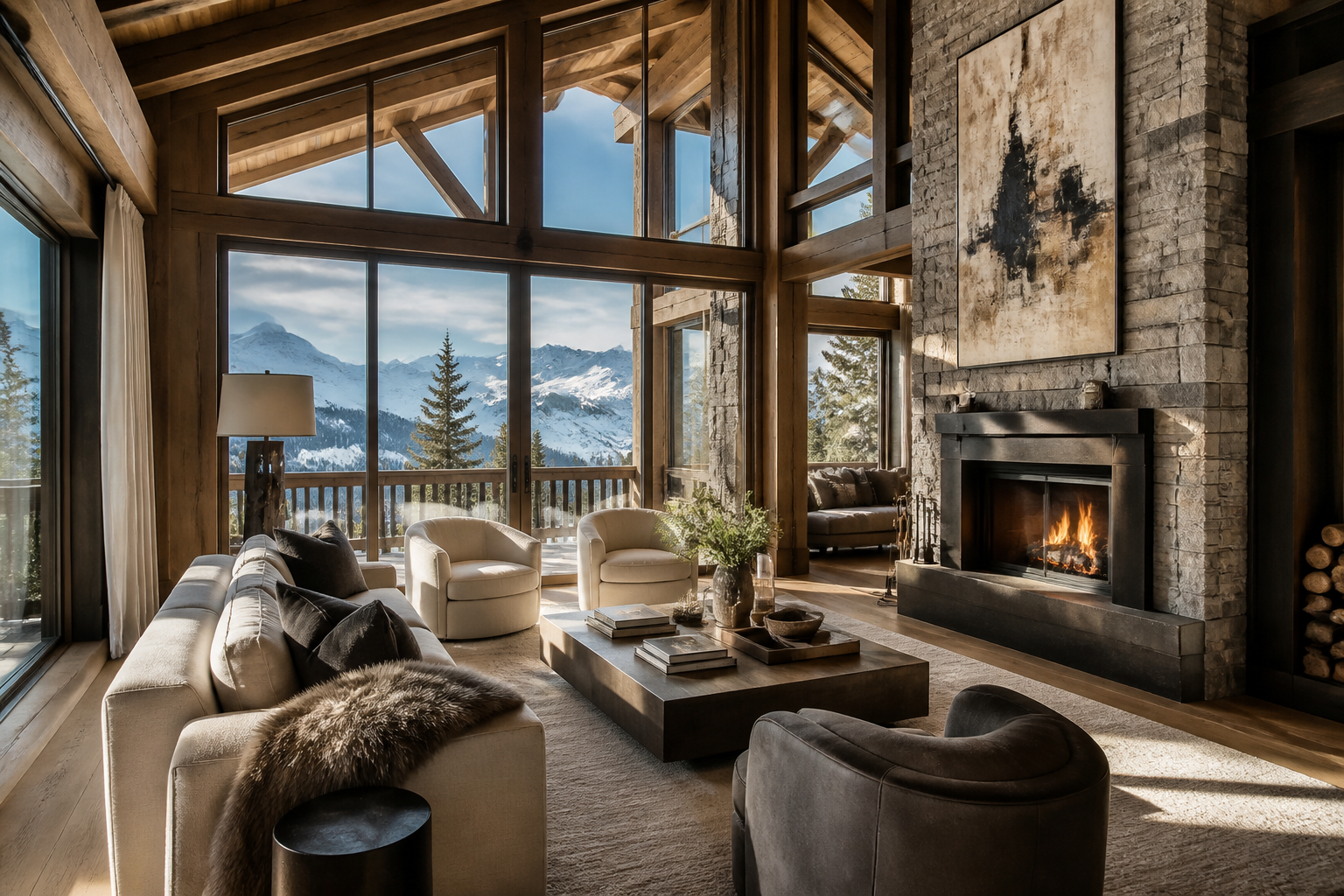 Ski-in/ski-out apartment in Courchevel