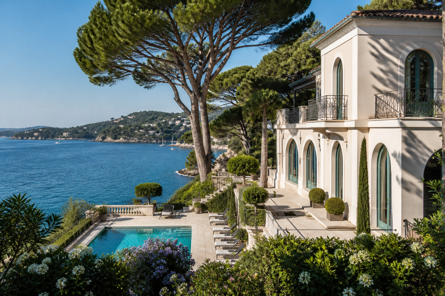 Villa front de mer à Saint-Jean-Cap-Ferrat