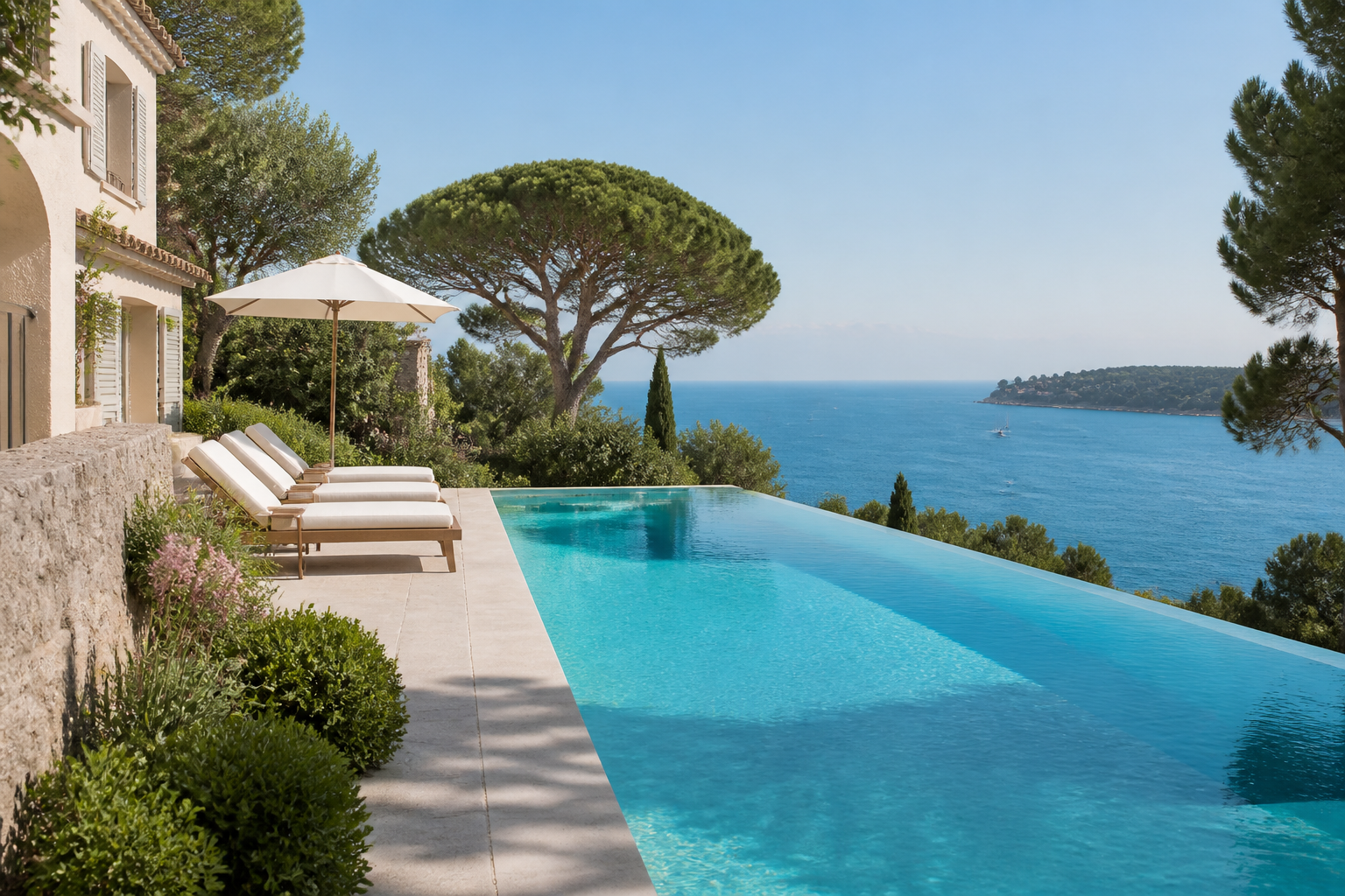 Propriété d'exception à Saint-Jean-Cap-Ferrat