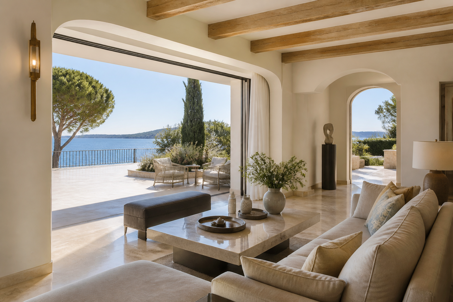 Appartement front de mer à Sainte-Maxime
