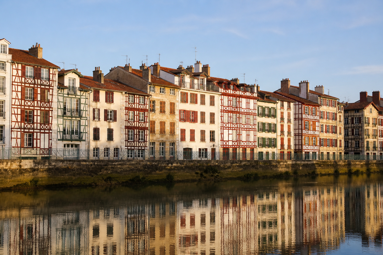 Maison à colombages à Bayonne