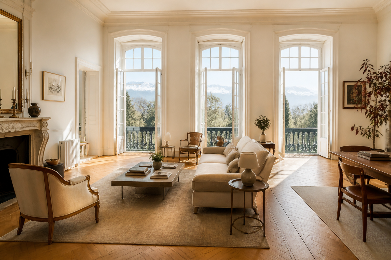Appartement vue Pyrénées à Pau